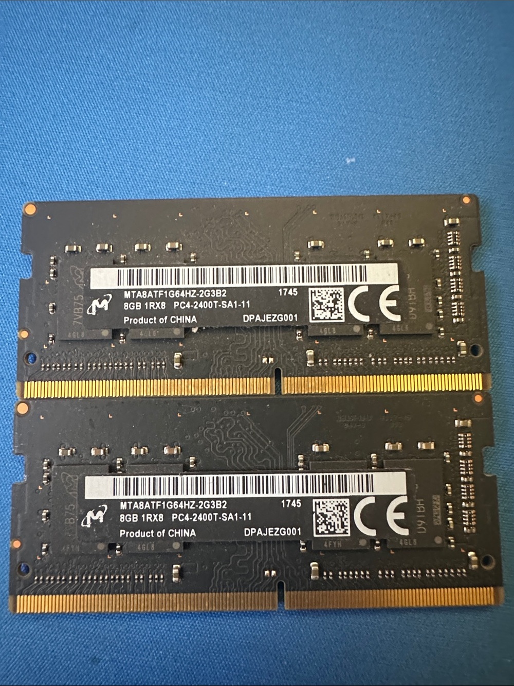 8GB DDR4-2400 SODIMM Laptop Memory Module - Black (8GB x2)